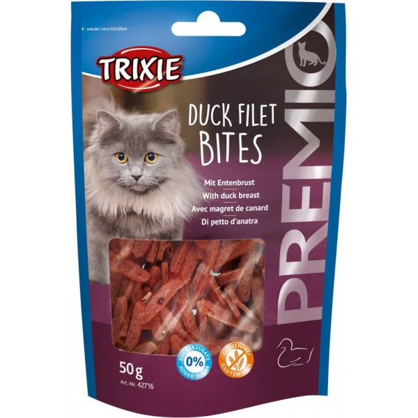 تشویقی نرم گربه Trixie duck filet bites